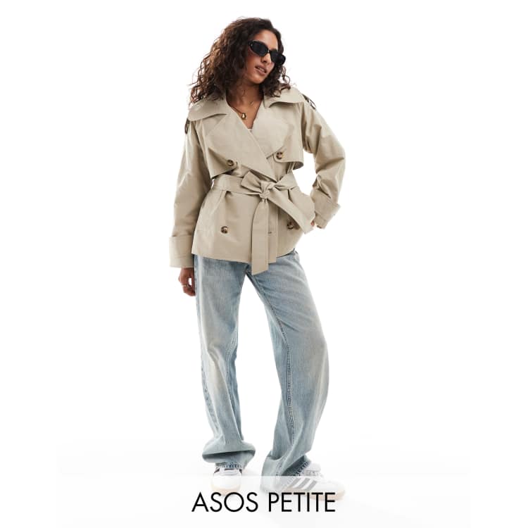 Asos petite trench coat hotsell