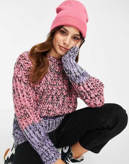 Asos color block sweater shop