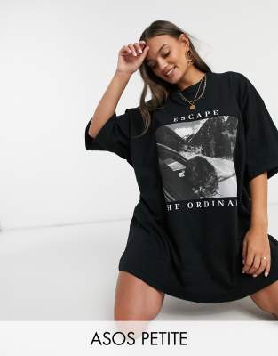 graphic oversized t shirt dress