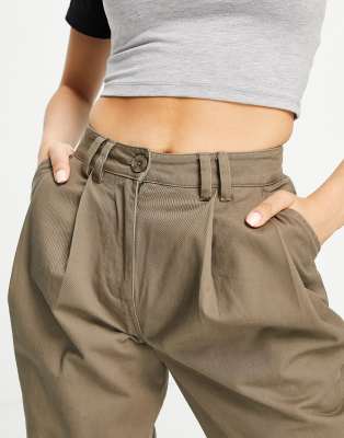 olive green petite pants