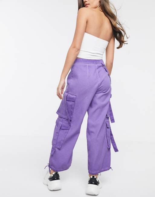 Pantalon discount militaire violet