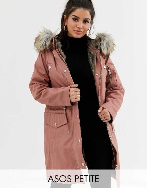 Asos shop petite parka