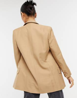 camel petite blazer