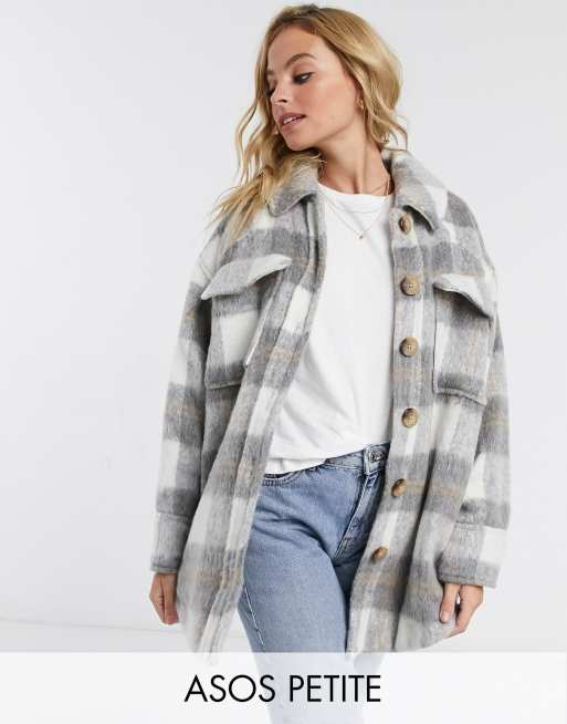 Petite hotsell plaid jacket