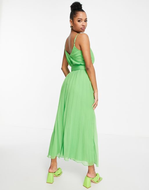 Asos store pleated jumpsuit