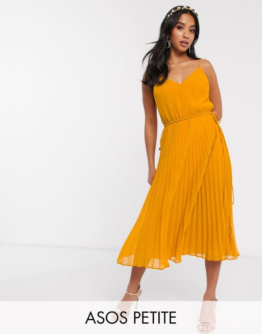 Petite pleated 2025 midi dress