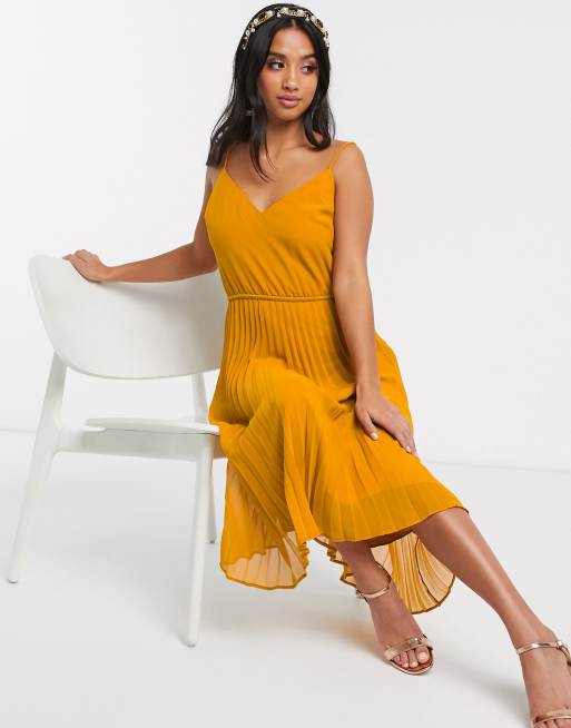 Cooper st papaya discount pleated midi dress