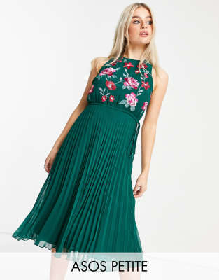 forest green christmas dress