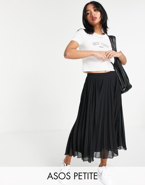 ASOS DESIGN Petite – Plisowana spódnica midi - view 1
