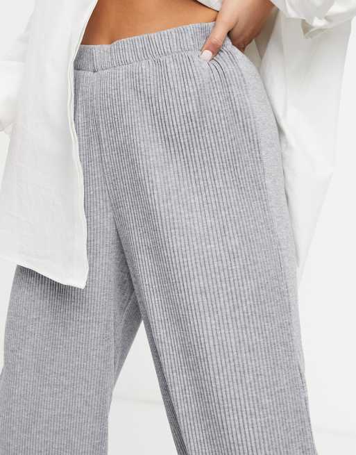 ASOS DESIGN plisse culotte trousers