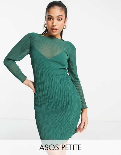 Asos petite shop green dress