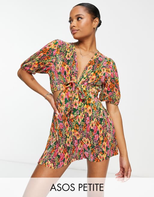 Asos store floral playsuit