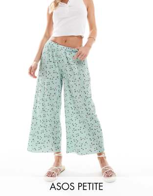 Organic Cotton Culottes Green Tint main image 1