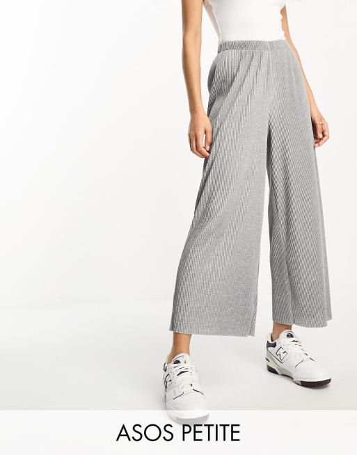 Wide leg shop pleated culottes