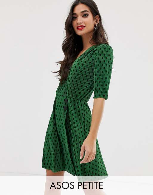 Asos design polka dot dress sale