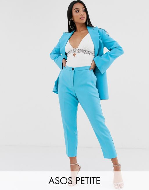 ASOS DESIGN Petite pop suit in pop blue, 3 of 3