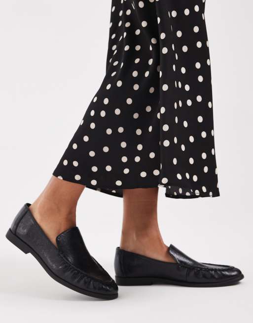 ASOS DESIGN Petite – Prickig, diagonalskuren midikjol i satin, 3 av 5