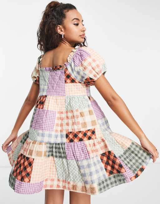 Asos gingham clearance dress