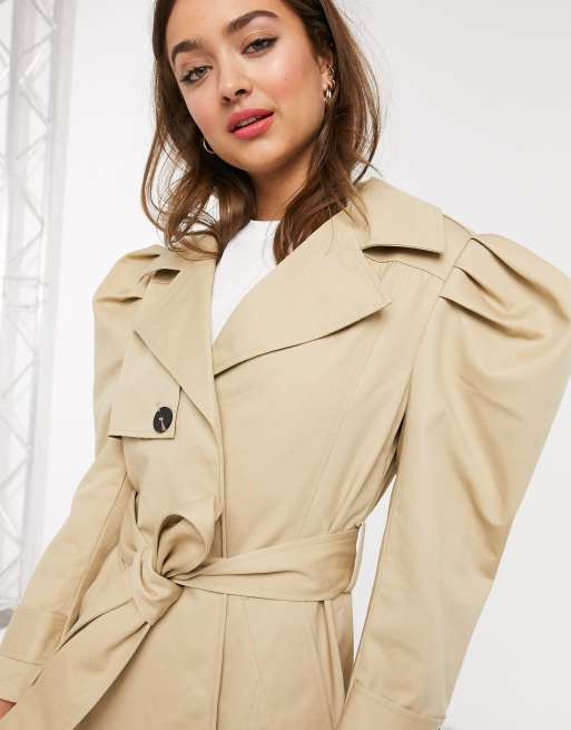 日本売 AMERI PUFF SLEEVE TRENCH COAT | yasnabeauty.com