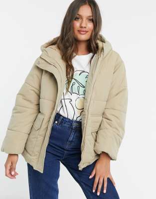 asos design puffer jacket