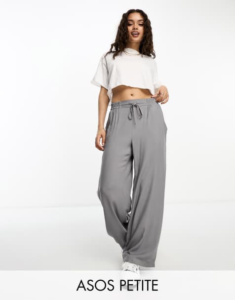 Petite Trousers & Leggings | Petite Wide Leg Trousers | ASOS