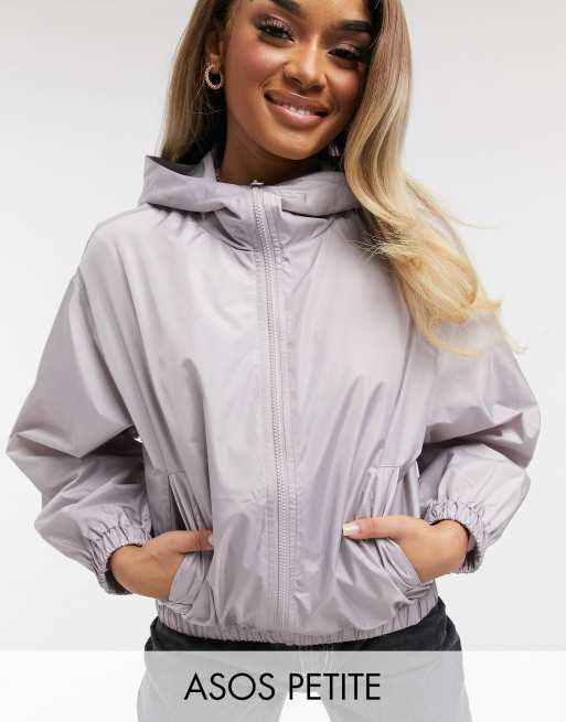 Women's petite windbreaker clearance jacket