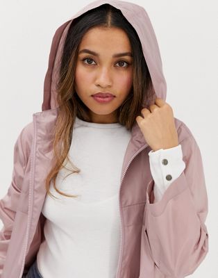 petite rain jacket with hood