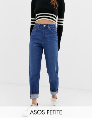 dark blue mom jeans