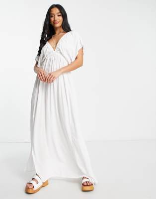 cotton maxi beach dress