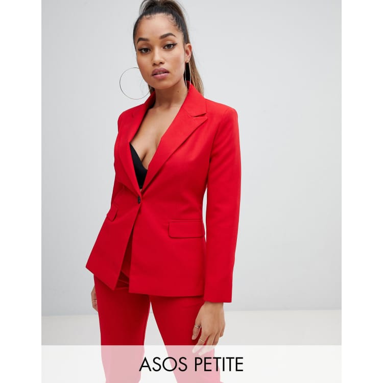 Asos red hotsell blazer dress