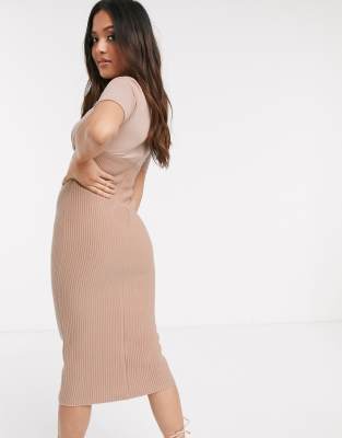 asos ribbed dress
