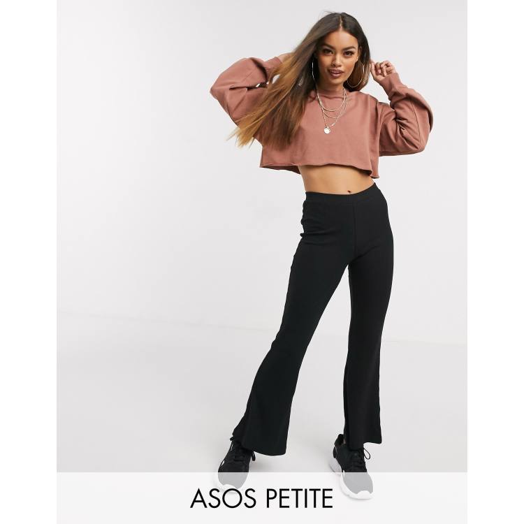 Petite store ribbed flares