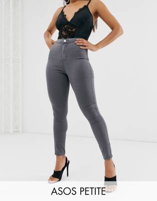 grey high waisted jeggings