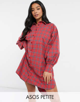 robe a carreaux rouge