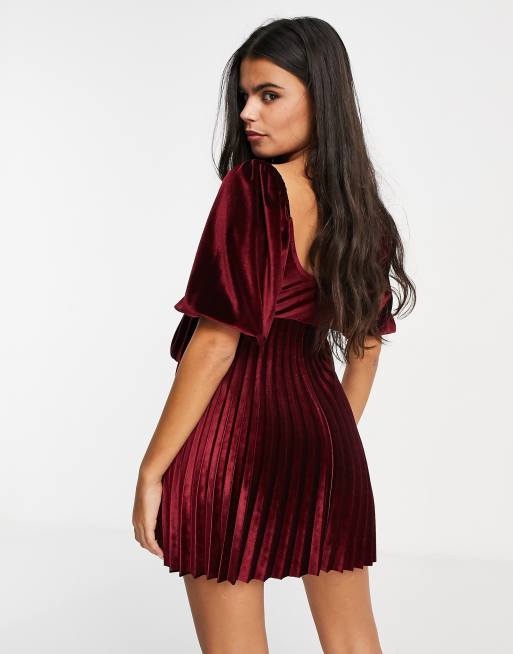 Asos best sale robe bordeaux