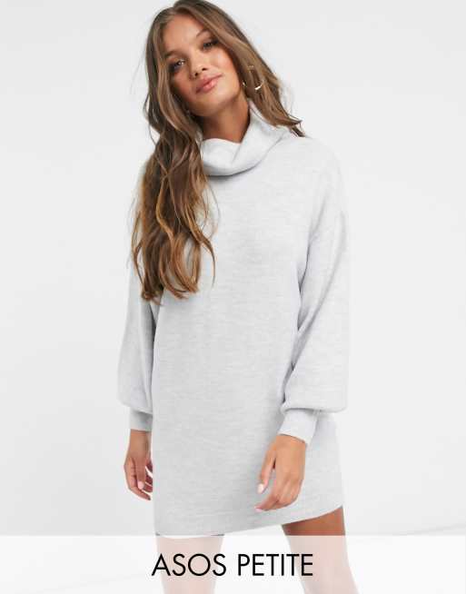ASOS DESIGN Petite - Robe courte col roulé 