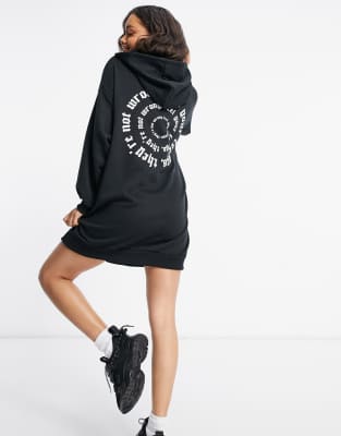 robe sweat capuche noir