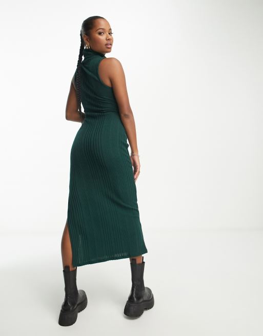 Asos ribbed cheap midi dress