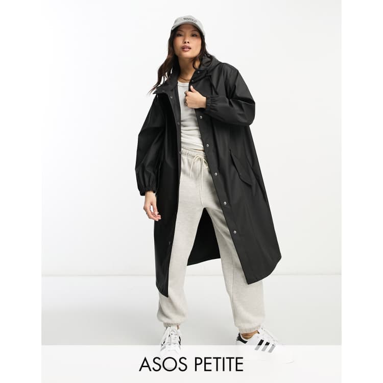 Asos petite raincoat best sale