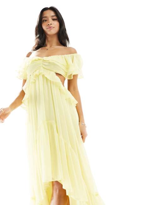 Off shoulder deals pastel dress