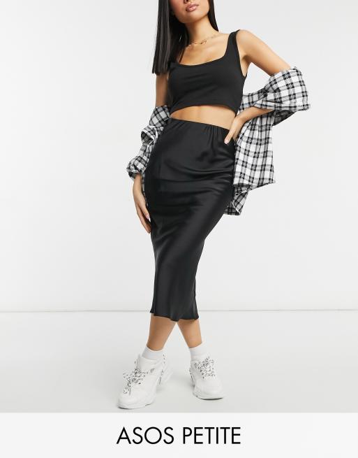 Asos midi clearance slip skirt