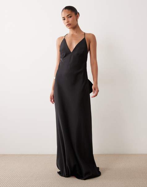 petite long black dresses Dalzine Sleeve Mini Dress Framed by three Black Long Petite Black Dresses