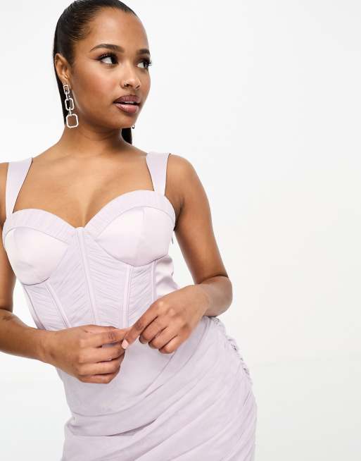 Asos bustier dress best sale