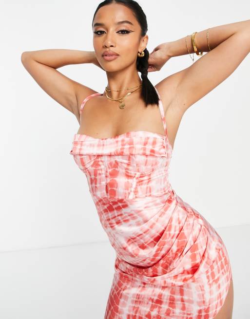 Asos tie best sale dye dress