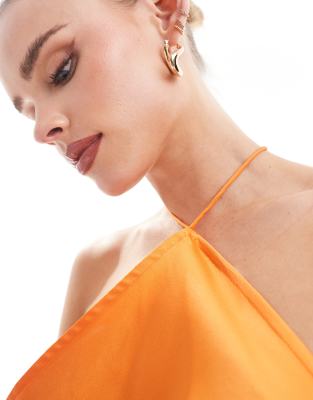 asos orange backless dress A Line A La Mode Girls Dress Sewing Pattern - by Blank Slate Pattens