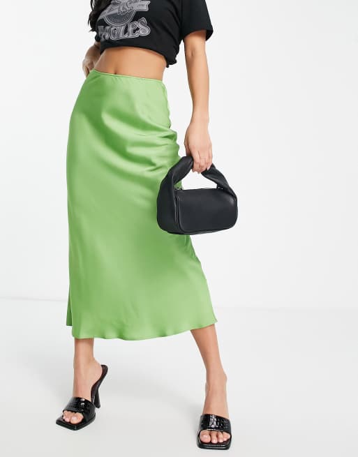 Asos midi slip skirt sale