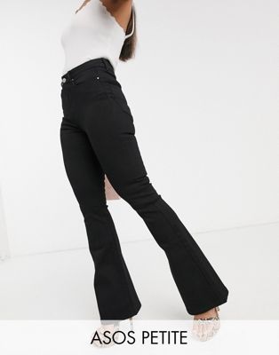 asos black flare jeans