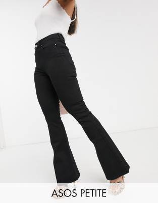 asos black flare jeans