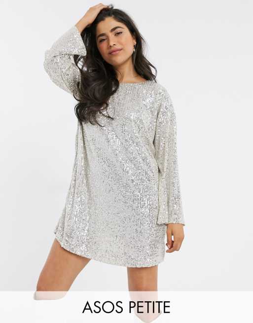 Asos petite best sale sequin dress