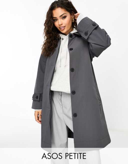 Short trench coat store womens petite